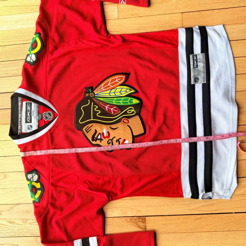 Reebok Red Black White NHL Hockey Jersey - Picture 7 of 8